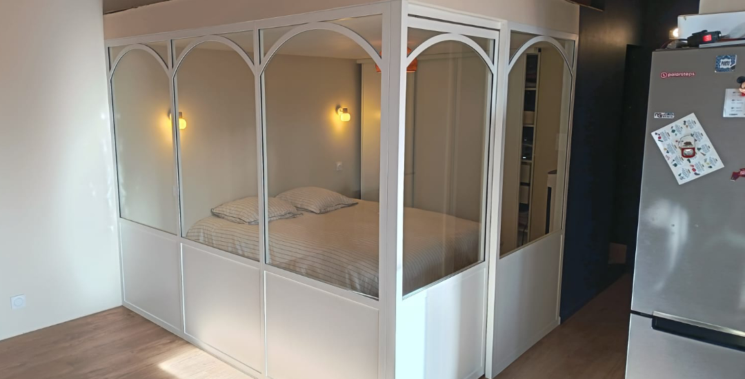 separation chambre verriere blanc