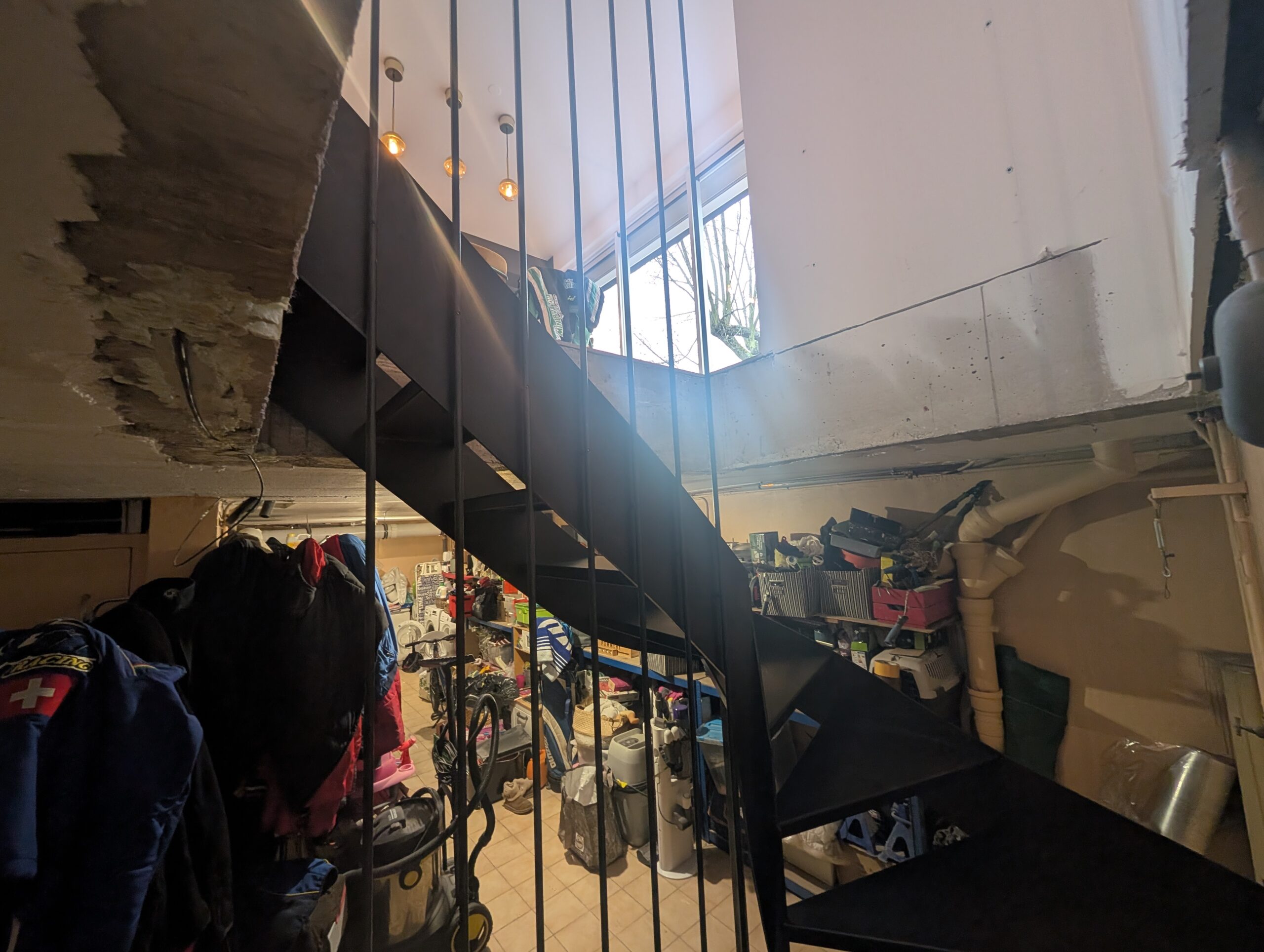 escalier sous-sol