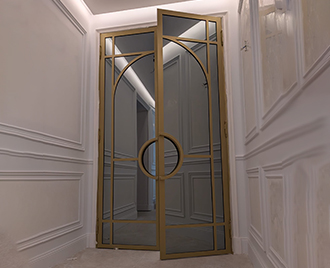 porte-metallique-acier-or-luxe-grande-majestueuse-neuville